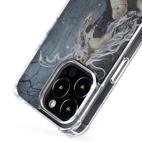Gothic Queen with Silver Dragon by Nene Thomas iPhone 16 Pro MagSafe Case